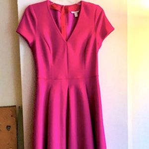 Pretty in Print Ribbed A-Line Dress. Pristine Condition, never worn. Size 6